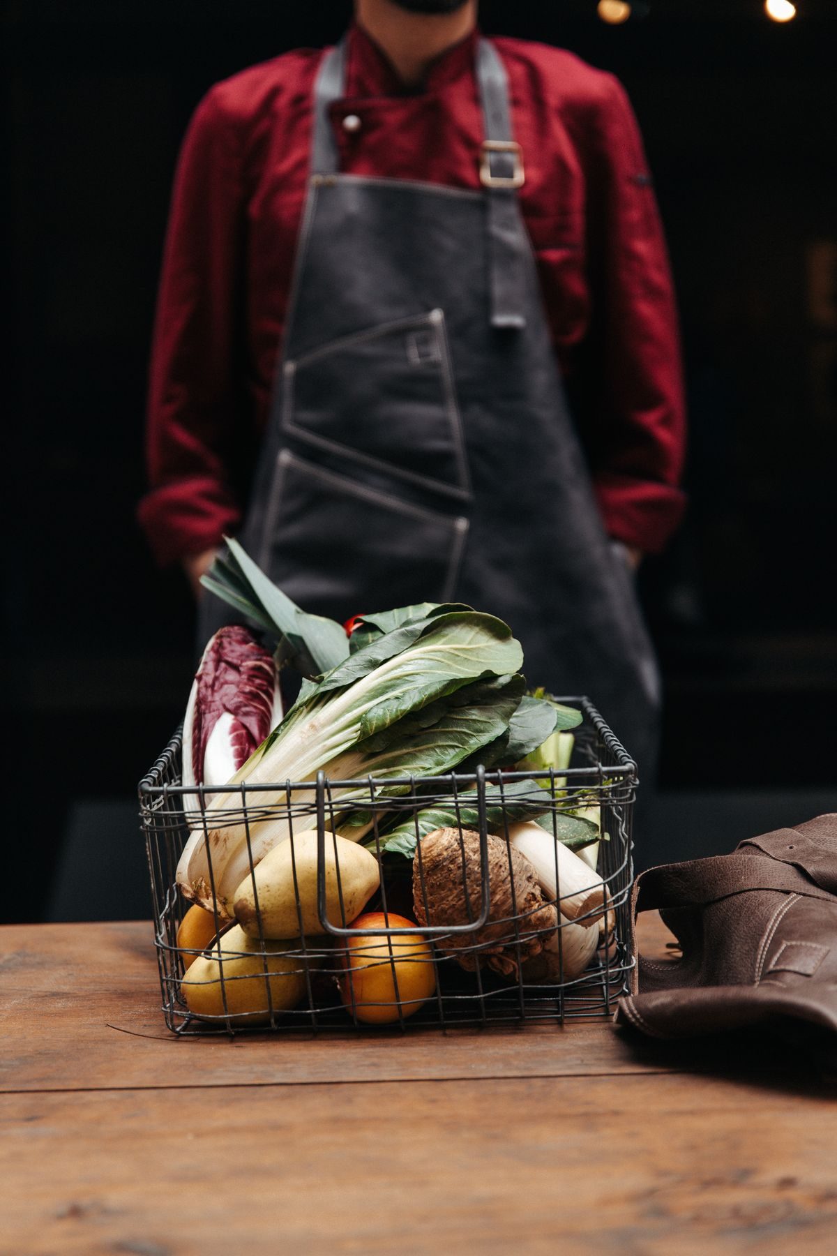 Frisches Gemüse vom Lieferanten